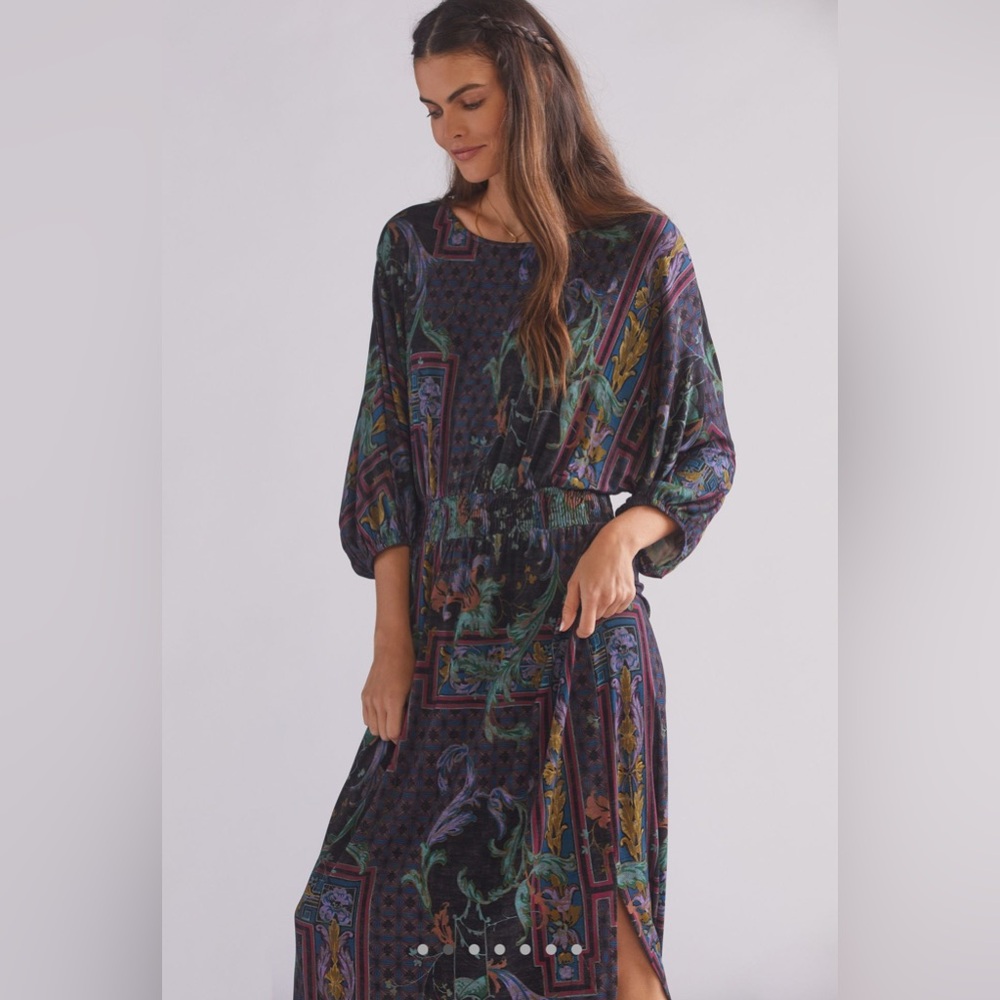 EUC Daily Practice by Anthropologie Dolman-Sleeved Maxi Dress // Size L Petite